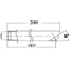 YALE Square Bath Spout 160mm/200mm
